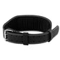 WEIGHTLIFTING BELT BLACK LEATHER TRAINING BODYBUILDING LUMBAR SUPPORT | M