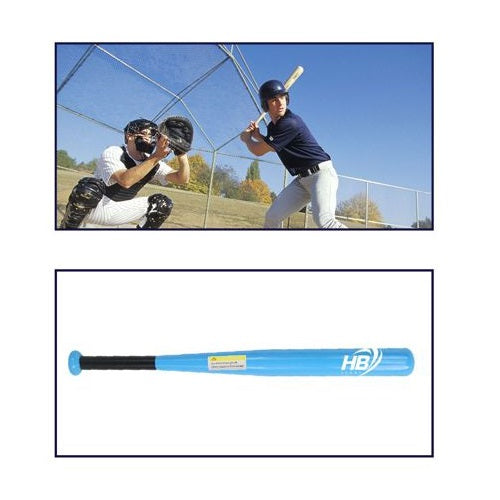 Baseball Softball Bat Eisen (63Cm) 25" Training Erwachsene Kinder Blau