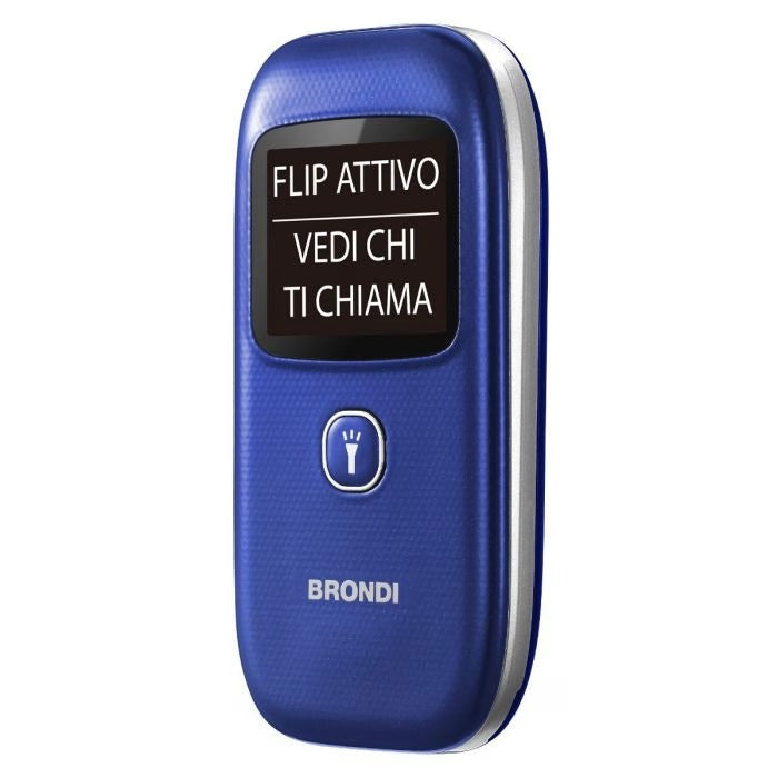 BRONDI HANDY WINDOW+ 4.5 FARBIG/FLIP DUAL SIM KLAPPBAR - BLAU