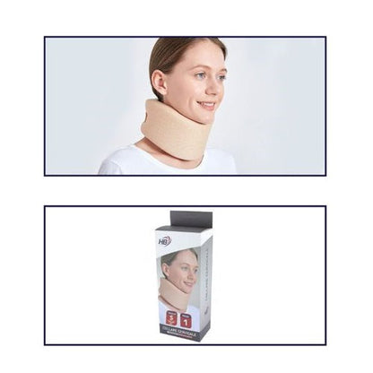 WEICHES HALSBAND NACKENSTÜTZE ORTHOPÄDISCHE HALBHARTE HALSSTÜTZE Gr. S