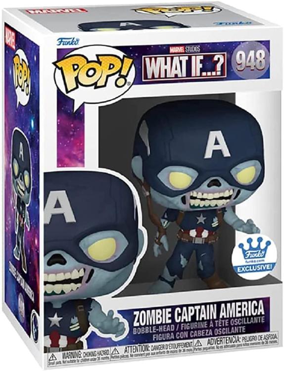 Funko Pop! Marvel What If...? – (948) Zombie Captain America Exklusive Figur