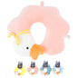 Travel Neck Cervical Pillow Memory Foam Fabric Relax Car Train Plane 94978