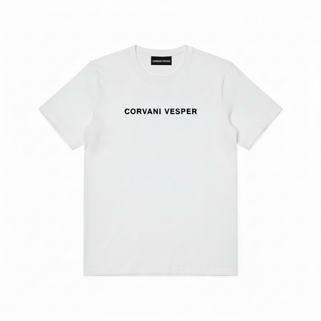 Corvani Vesper Crest Women’s T-shirt White