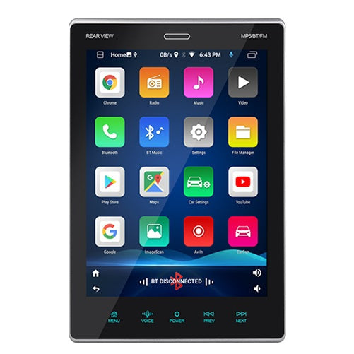 ANDROID CAR RADIO CAR STEREO 2 DIN UNIVERSAL WIFI 9.5" VERTICAL TABLET SCREEN