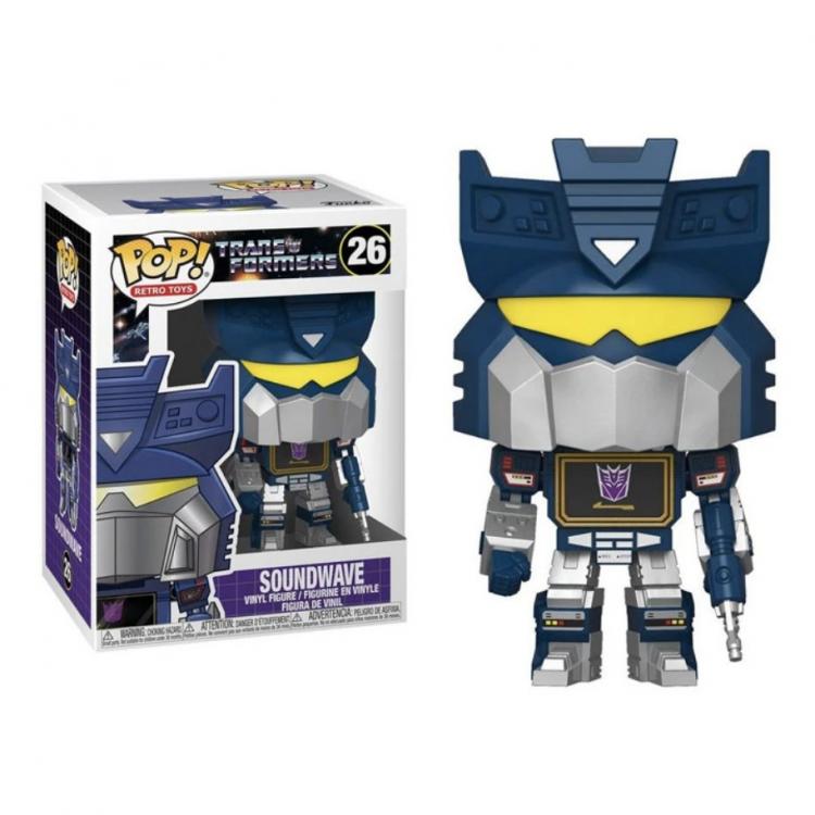 Funko Pop! Retro Toys Transformers - (26) Soundwave Figur Vinyl 9cm Neu