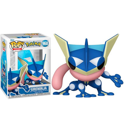 Funko Pop! Games Pokémon – (968) Greninja Vinylfigur Evo Frogadier 9cm