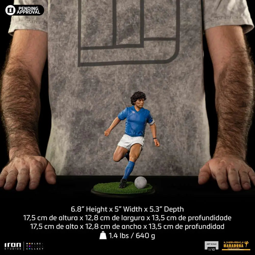 Infinite Statue Diego Armando Maradona Resina D10S Figure 20cm SSC Napoli