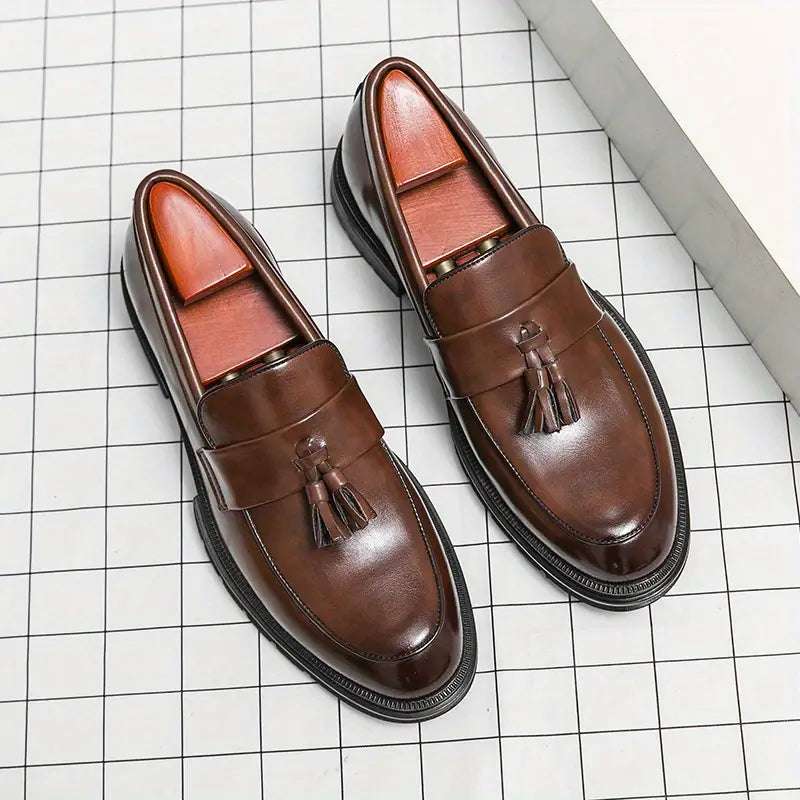 Elegante Herren Mokassins mit Quasten