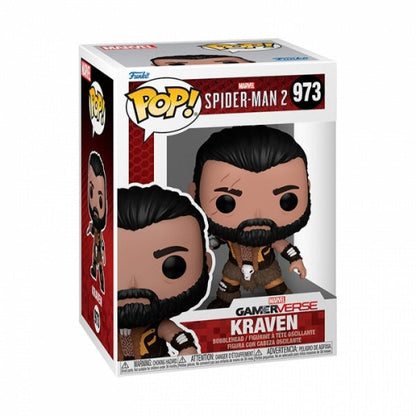 Funko Pop ! Marvel -  Gameverse Spider-Man 2 (973) Kraven Figure 9Cm Spiderman