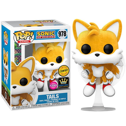 Funko Pop! Games Sonic The Hedgehog – (978) Tails Fly Flocked Chase Figur 9 cm