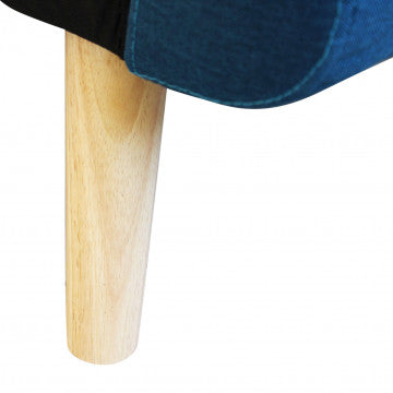 Modernes Schlafsofa mit Metall- und Holzgestell