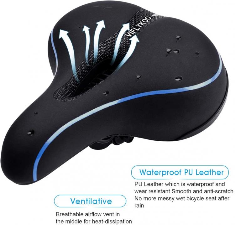 Fahrradsattel Gel Anti-Prostata Bequem Sportlich Rennrad Mountainbike Fahrrad
