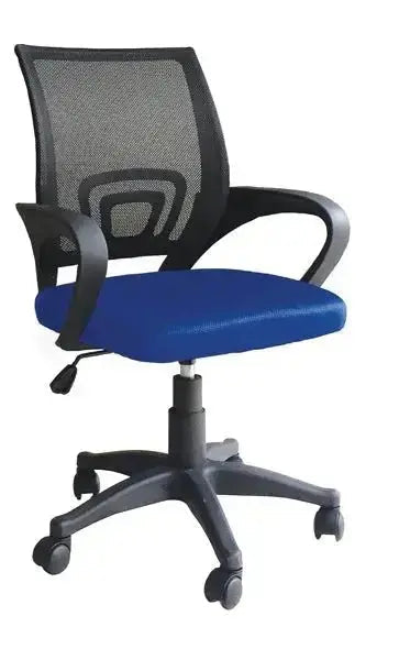 Poltrona giove con braccioli blu sky cm.60x61x90/98h