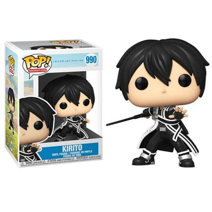 Funko Pop ! Animation Sword Art Online (990) - Kirito Figure Da Collezione 9cm