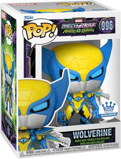 Funko Pop! Marvel Mech Strike Monster Hunters (996) Wolverine Exklusive Figur