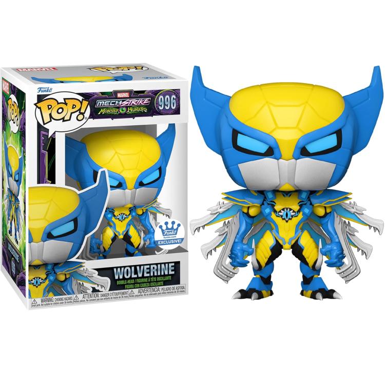 Funko Pop! Marvel Mech Strike Monster Hunters (996) Wolverine Exklusive Figur