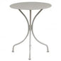 Bristol table ø 60, with Tortora treated steel frame - Dimensions: cm Ø 60 x 71h