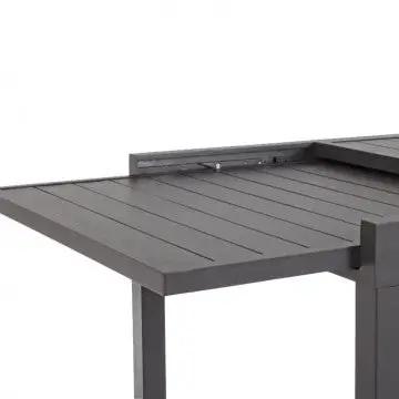 Tavolo Hawaii allungabile in alluminio - 90/180 x 90