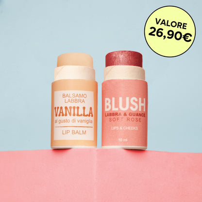 Balsamo labbra + Blush Soft Rose