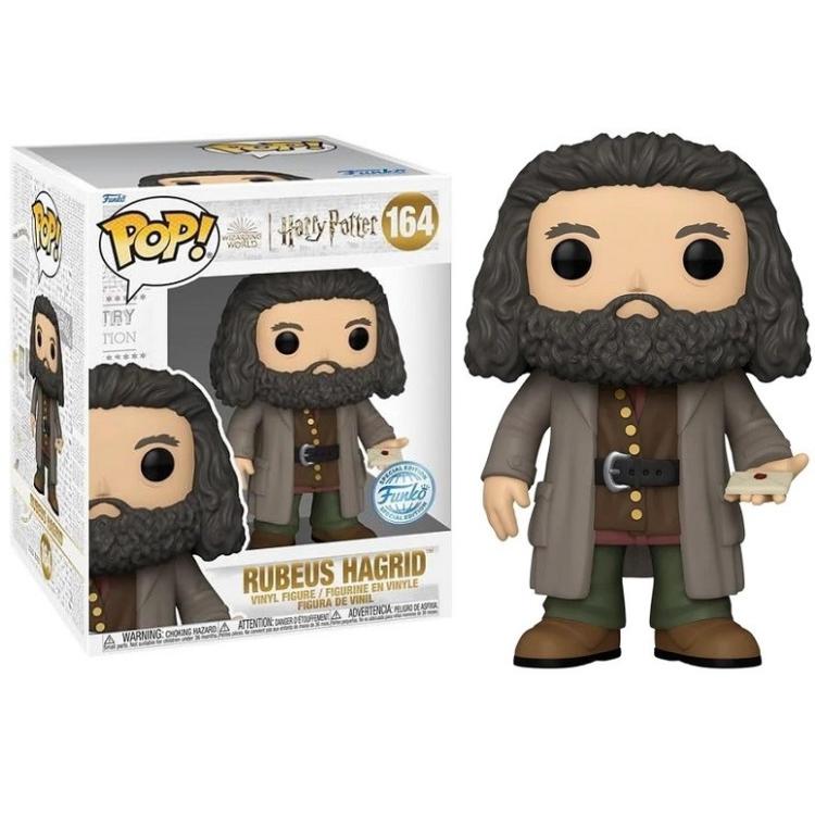 Funko Pop! Harry Potter – (164) Rubeus Hagrid mit Brief Figur Special 15 cm