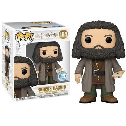 Funko Pop! Harry Potter – (164) Rubeus Hagrid mit Brief Figur Special 15 cm