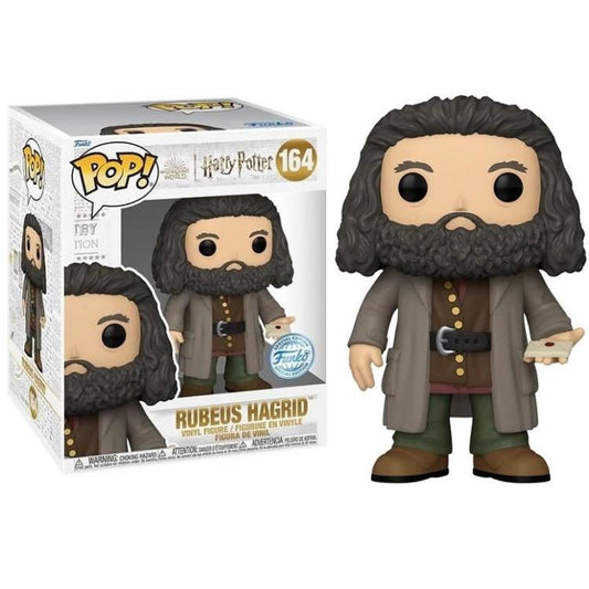 Funko Pop! Harry Potter – (164) Rubeus Hagrid mit Brief Figur Special 15 cm