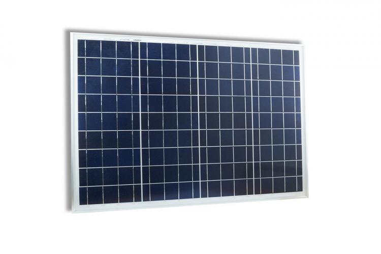 Solarpanel Photovoltaik Silizium Zellen Modul 50W 50Watt 12V Batterieklemmen
