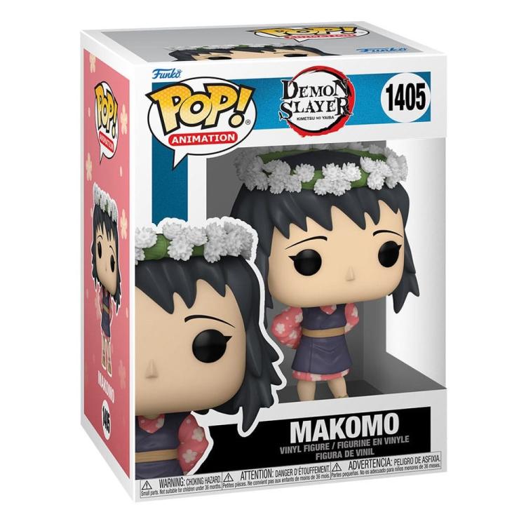 Funko Pop ! Animation Demon Slayer -  1405 Makomo (Flower Headdress) Figure 9Cm