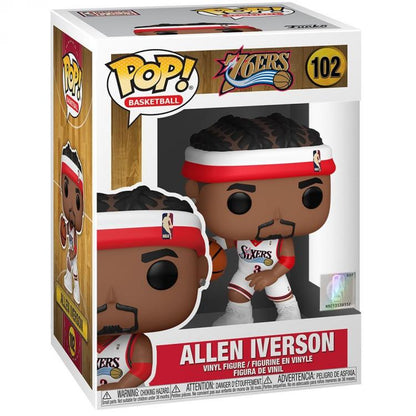 Funko Pop NBA Legends 102 Allen Iverson Sixers Home Vinyl Actionfigur Statue