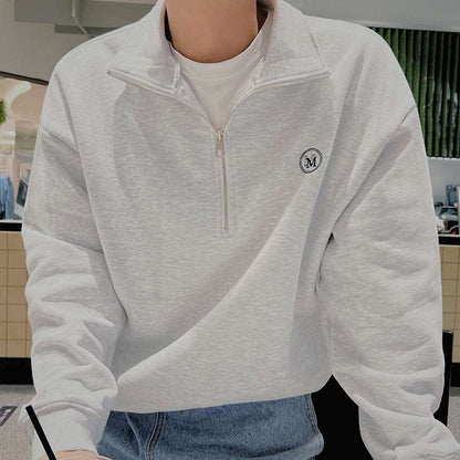 Pullover mit Reißverschluss