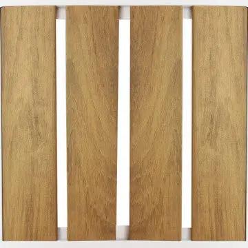 Poltrona Cayman con Struttura in Alluminio e Seduta in Polywood Teak