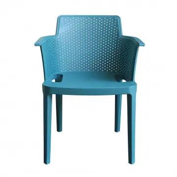 Poltrona Cathy - Poltrona impilabile in polipropilene - Dimensioni: 60x58x76.5cm