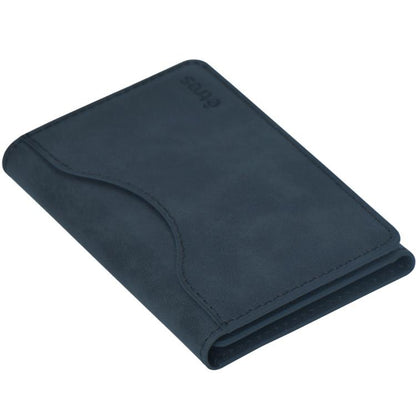 Etres Smart Wallet Portafoglio Slim Porta Carte Di Credito Iphone Mag Safe Blue