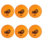 Hb 6Pcs Table Tennis Balls ABS Ping Pong Balls Sport Training Orange