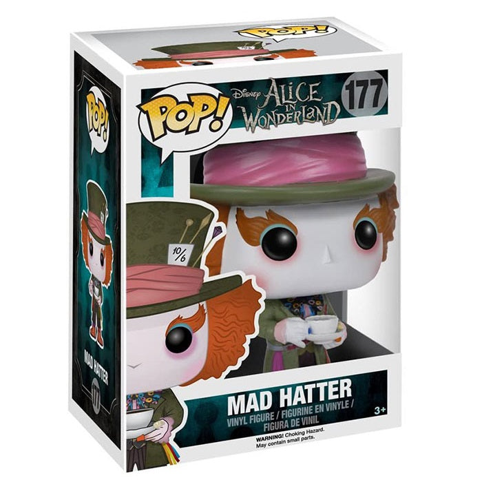 Funko Pop! Disney: Alice im Wunderland (177) Figur Verrückter Hutmacher