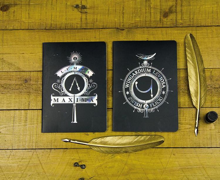 Harry Potter (2er Pack) Notizbücher Wingardum Leviosa Lumos Maxima