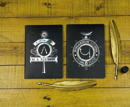Harry Potter (2er Pack) Notizbücher Wingardum Leviosa Lumos Maxima