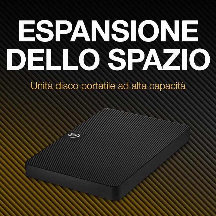 Seagate Expansion Hard Disk Drive 2Tb Hdd Esterno 2.5" Usb 3.0 Pc Notebook Ps5