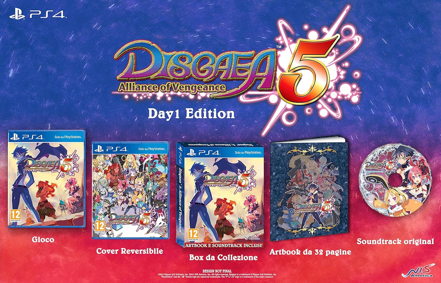 Disgaea 5: Alliance Of Vengeance Launch Edition PS4 Spiel EU PlayStation 4