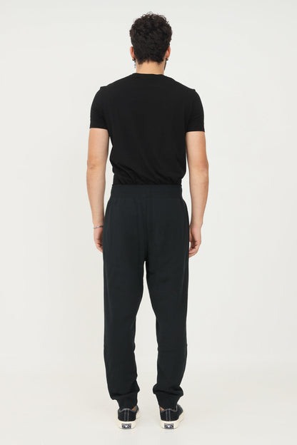Converse Pantalone sportivo da uomo Regular Rib All Star 10023306-A02 nero