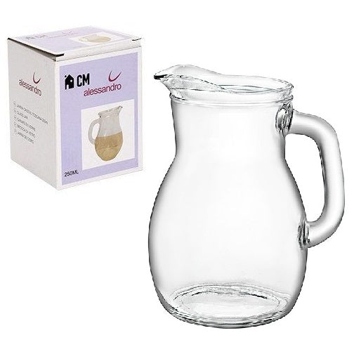 GLASKRUG 0,25 L KARAFFE 250ML WASSER WEIN SAFT RESTAURANT HOTEL