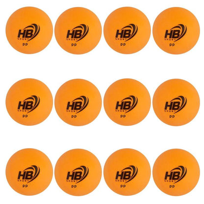 Hb 12Pz Palline Da Ping Pong Palle Tennis Da Tavolo Sport Allenamento Arancione