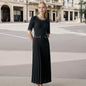 Elegant long dress for women with beading