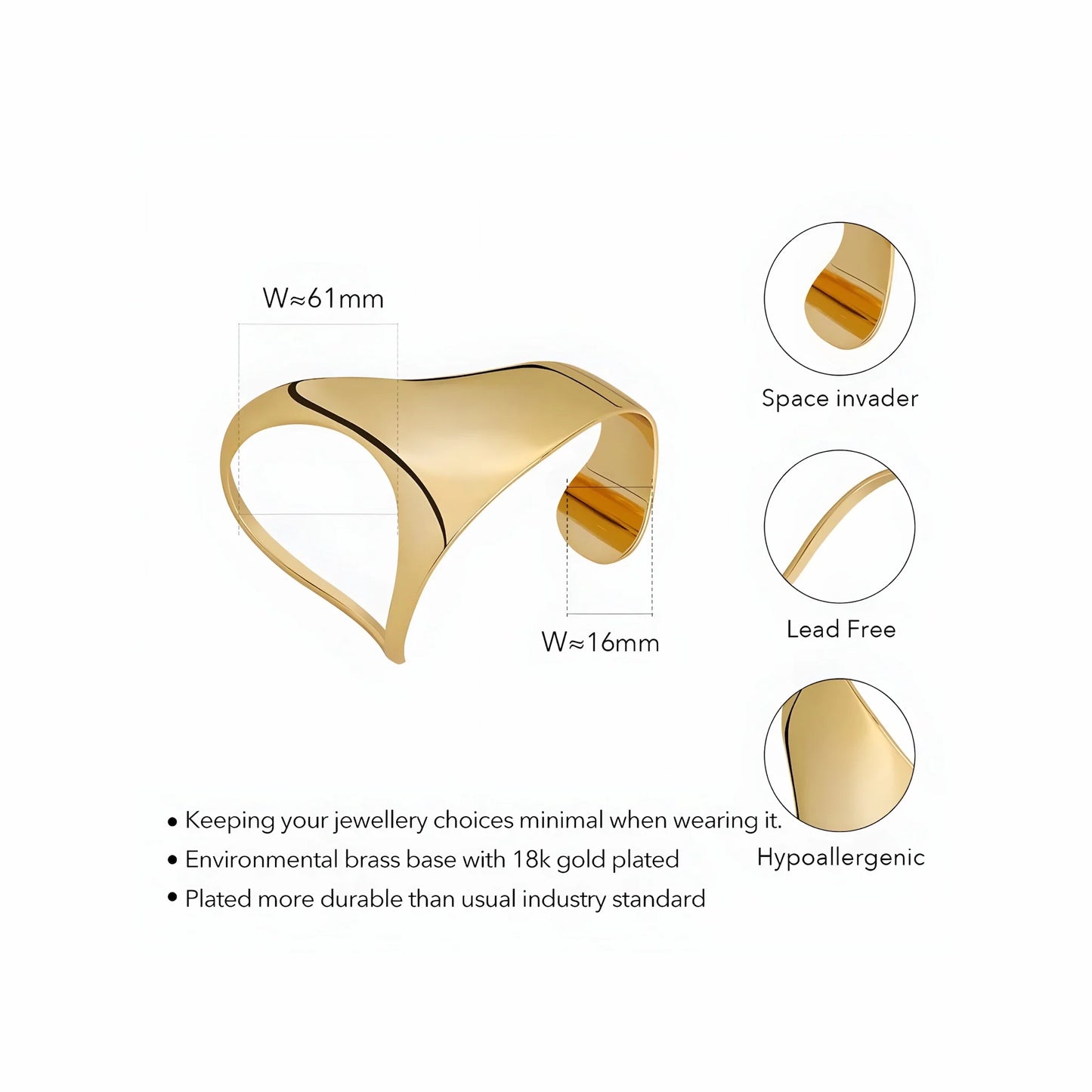 Deborah Palm Cuff