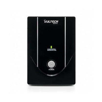 Vultech Ups 800Va Lite + 2 Schuko Gruppo Di Continuita' Offline Nero Pc Monitor