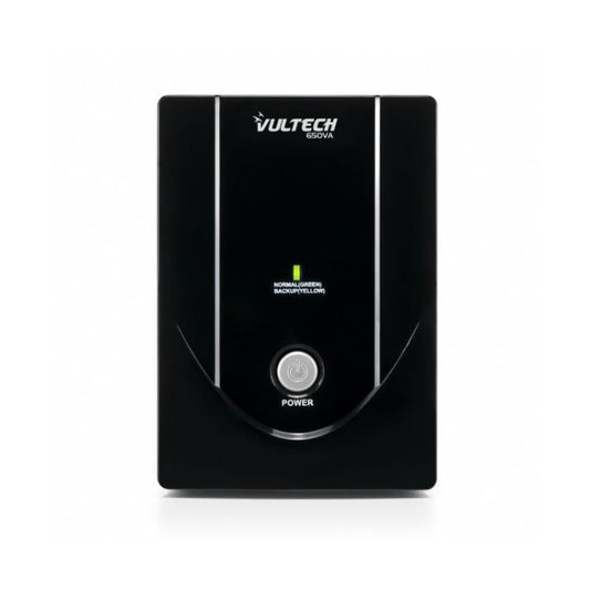 Vultech Ups 800Va Lite + 2 Schuko Gruppo Di Continuita' Offline Nero Pc Monitor