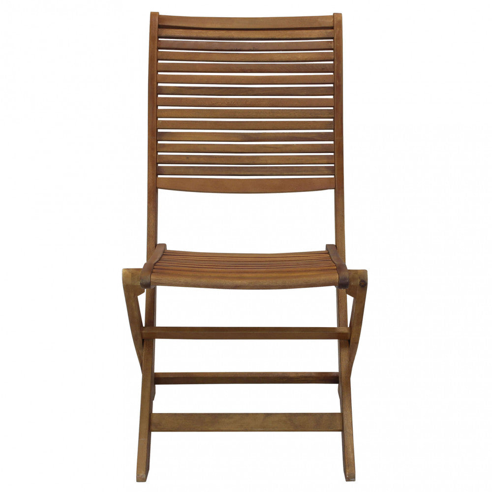 Stuhl Riviera aus massivem Akazienholz mit den Maßen 50 x 65 x 94 cm (H)
