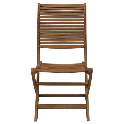 Stuhl Riviera aus massivem Akazienholz mit den Maßen 50 x 65 x 94 cm (H)