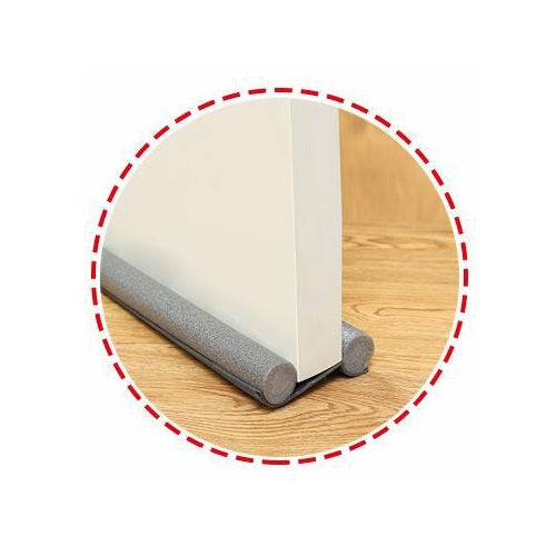 Paraspifferi Sottoporta Isolamento Porte Guarnizione Insetti Freddo 95Cm Grigio