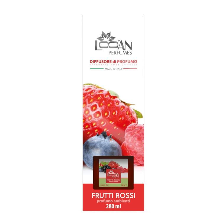 Looan Raumduft Stäbchen 280ml Raumduft Diffusor Rote Früchte